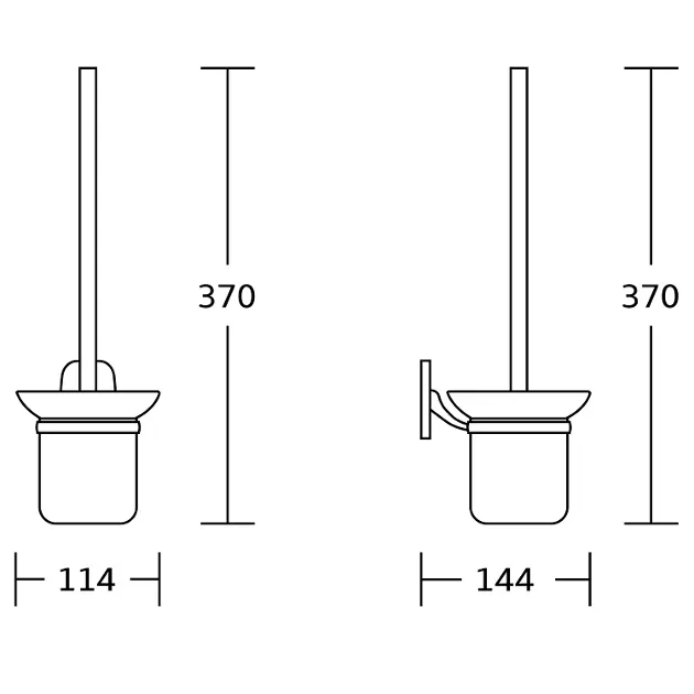 Aqualine - Rumba - WC-kefe - RB108 – 2. kép