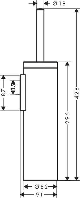 Axor - Universal Circular - WC-kefe - 42855670 – 2. kép