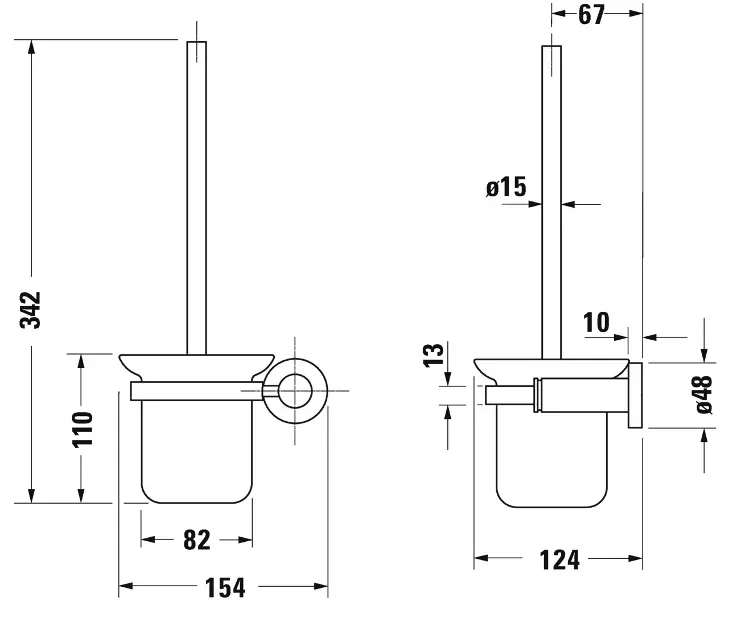 Duravit - D-Code - WC-kefe - 0099271000 – 2. kép