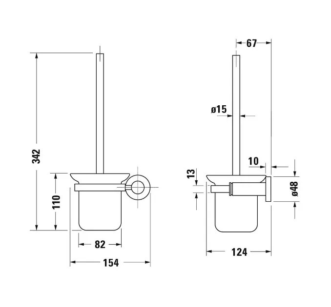 Duravit - D-Code - WC-kefe - 0099274600 – 2. kép