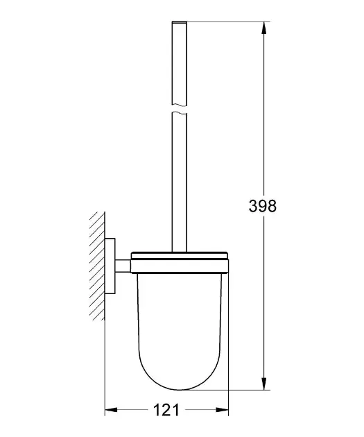 Grohe - Essentials - WC-kefe - 40374001 – 2. kép