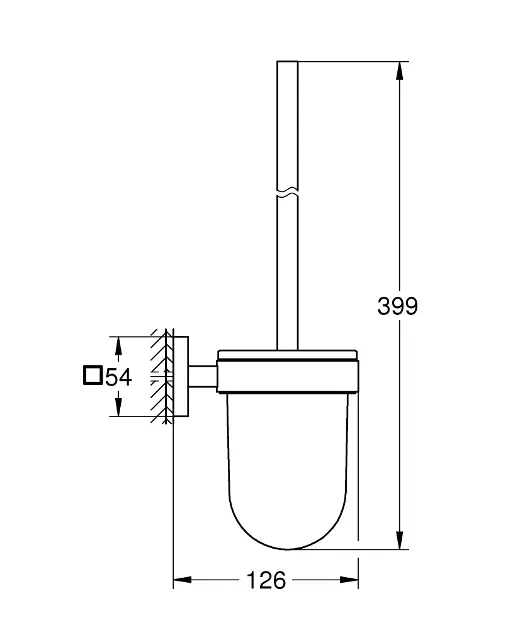 Grohe - QuickFix Start Cube - WC-kefe - 40977000 – 2. kép