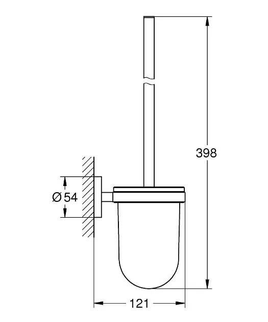 Grohe - QuickFix Start - WC-kefe - 41185000 – 2. kép