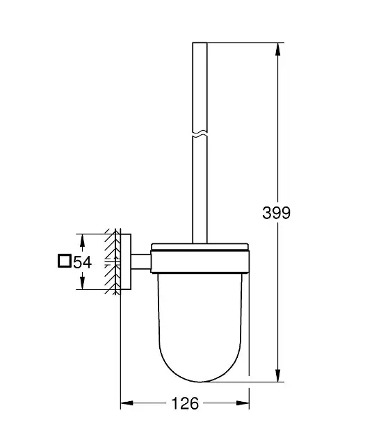 Grohe - Start Cube - WC-kefe - 409772430 – 2. kép