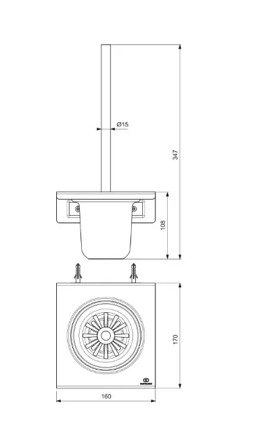 Ideal Standard - ALU+ - WC-kefe - BD593RO – 2. kép