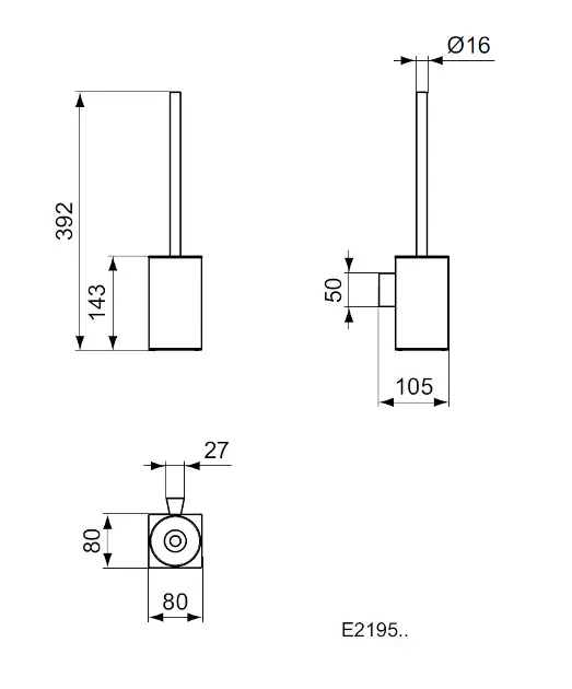 Ideal Standard - IOM Square - WC-kefe - E2195AA – 2. kép