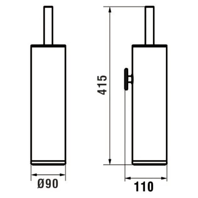 Laufen - Cana - WC-kefe - H3841310040011 – 2. kép