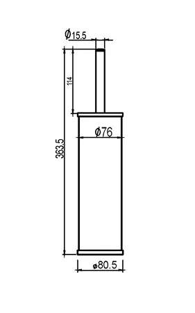Novaservis - Bathroom accessories - WC-kefe - 6969,0 – 2. kép