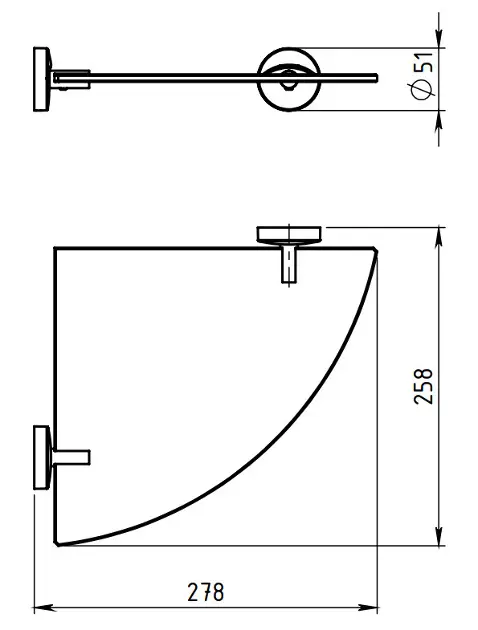Novaservis - Metalia 11 - WC-kefe - 0133,05 – 2. kép