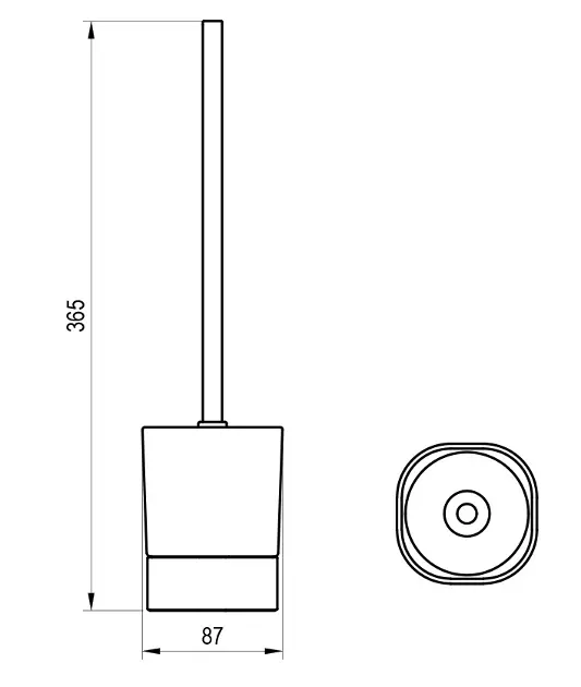 Ravak - Chrome - WC-kefe - X07P1372 – 2. kép