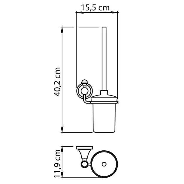Sapho - Gedi Nevis - WC-kefe - NV330313 – 2. kép