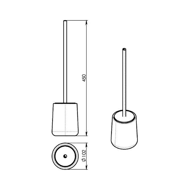 Sapho - Gedy Marika - WC-kefe - MK3352 – 2. kép