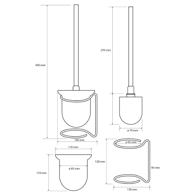 Sapho - X-Round - WC-kefe - XR302 – 2. kép