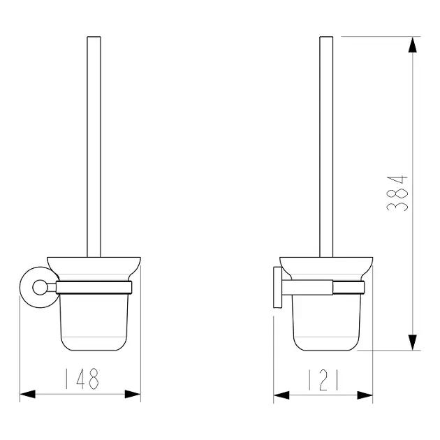 Sapho - X-Round - WC-kefe - XR323 – 2. kép