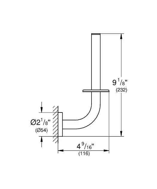 Grohe - Essentials - WC-papír tartó - 40385001 – 2. kép