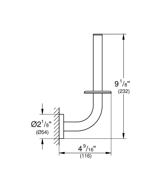 Grohe - Essentials - WC-papír tartó - 40385A01 – 2. kép