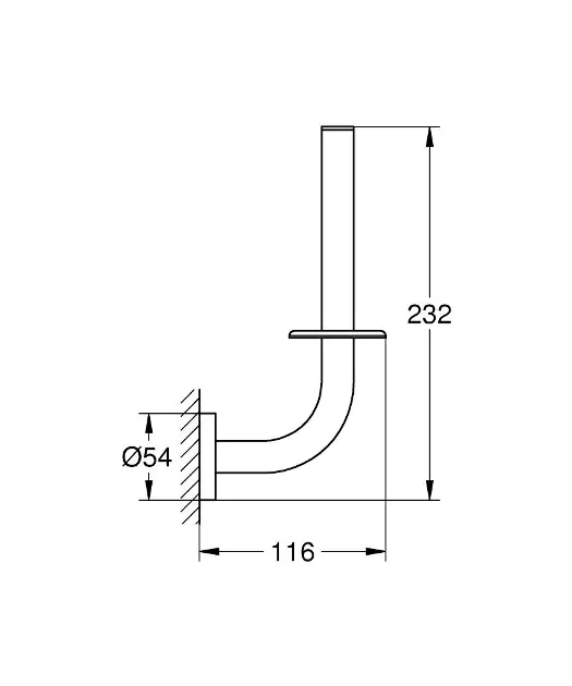 Grohe - QuickFix Start - WC-papír tartó - 41186DC0 – 2. kép