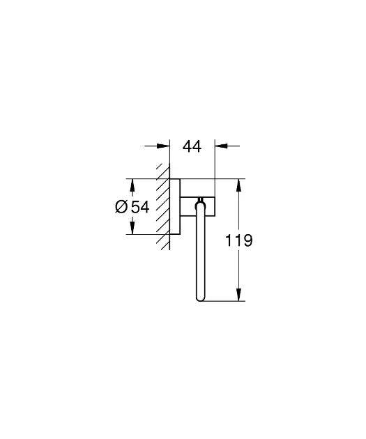 Grohe - QuickFix Start - WC-papír tartó - 41200DC0 – 2. kép