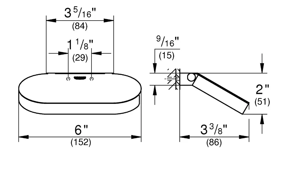 Grohe - Selection - WC-papír tartó - 41069EN0 – 2. kép