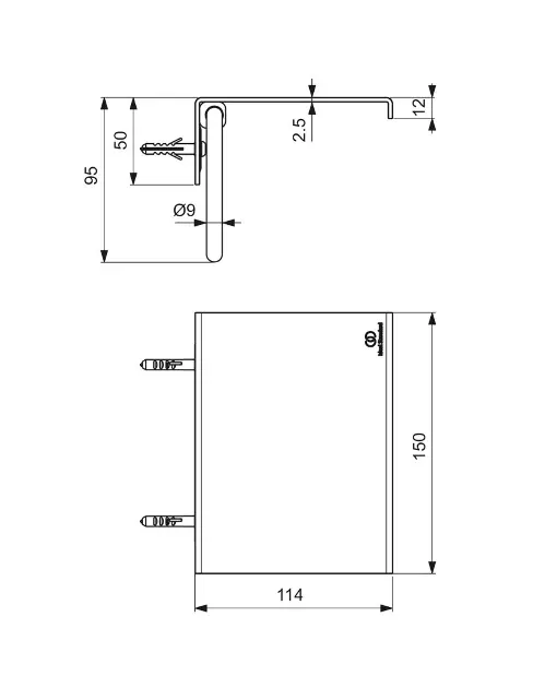Ideal Standard - ALU+ - WC-papír tartó - BD592XG – 2. kép
