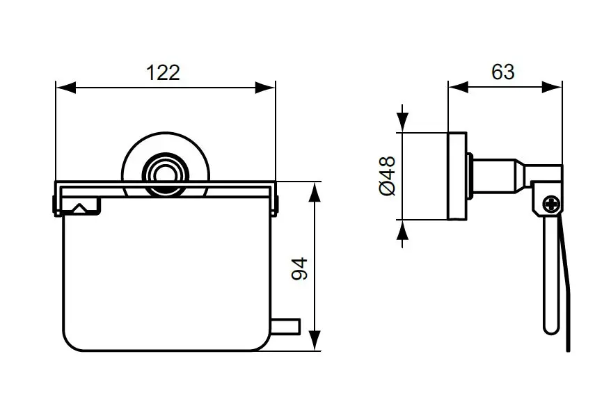 Ideal Standard - IOM - WC-papír tartó - A9127XG – 2. kép