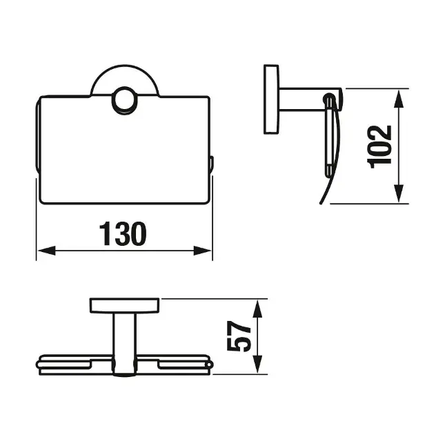 Jika - Mio Style - WC-papír tartó - H3842F20040001 – 2. kép