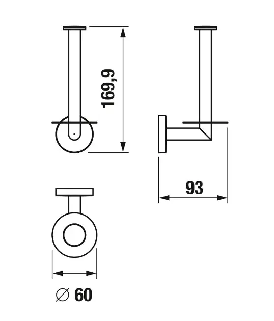 Jika - Mio Style - WC-papír tartó - H3842F20041011 – 2. kép