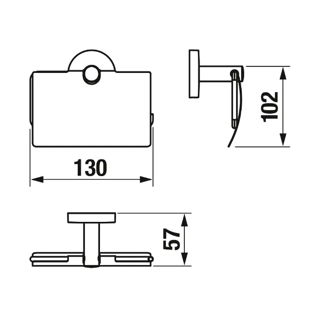 Jika - Mio Style - WC-papír tartó - H3842F27160001 – 2. kép