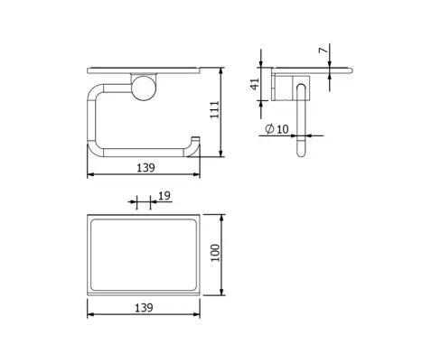 Kludi - Vela R - WC-papír tartó - 5897139 – 2. kép