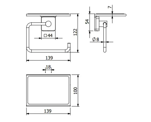 Kludi - Vela S - WC-papír tartó - 2597139 – 2. kép