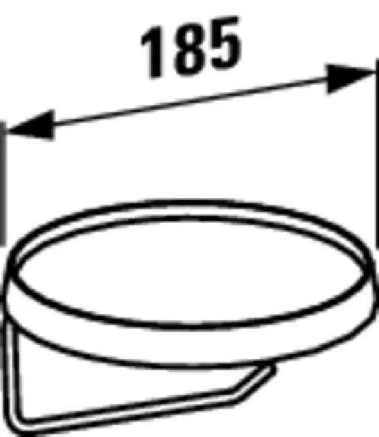 Laufen - Kartell - WC-papír tartó - H3843320040001 – 2. kép