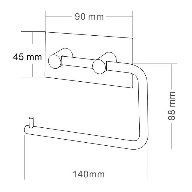 Sapho - Accessories - WC-papír tartó - 33211 – 2. kép
