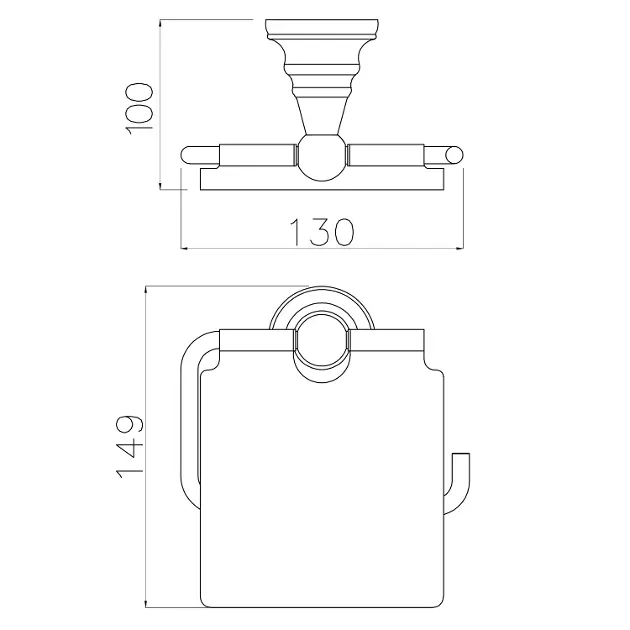 Sapho - Diamond - WC-papír tartó - 1318-17 – 2. kép