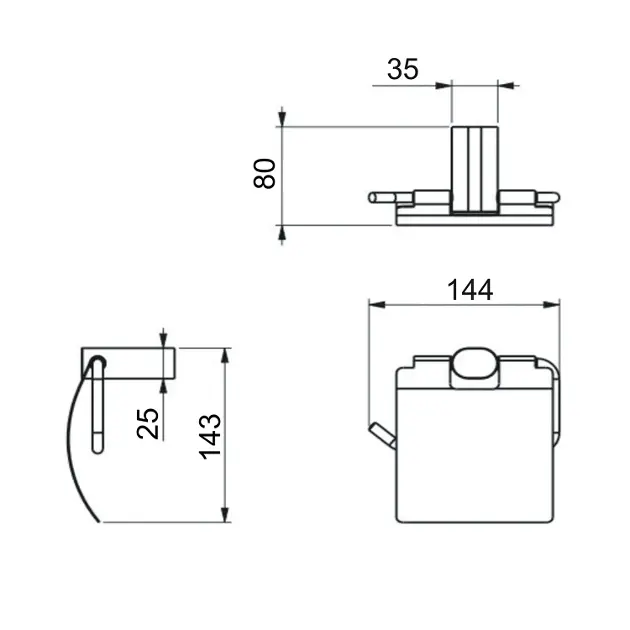 Sapho - Flori - WC-papír tartó - RF007/15 – 2. kép