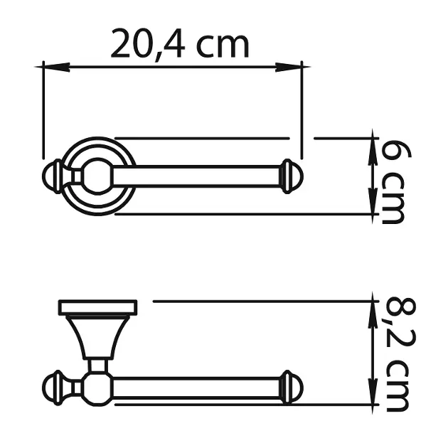 Sapho - Gedi Nevis - WC-papír tartó - NV2413 – 2. kép