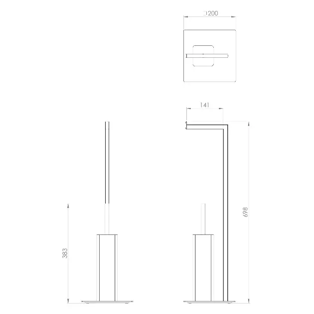 Sapho - Gedy Bathroom accessories - WC-papír tartó - 133213 – 2. kép