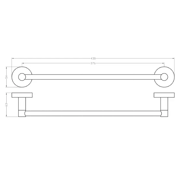 Sapho - Accessories - Fürdőszobai radiátor kiegészítő - XJ438 – 2. kép