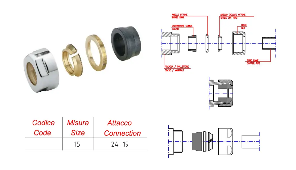 Sapho - Equipment and accessories - Fürdőszobai radiátor kiegészítő - CP6515 – 2. kép