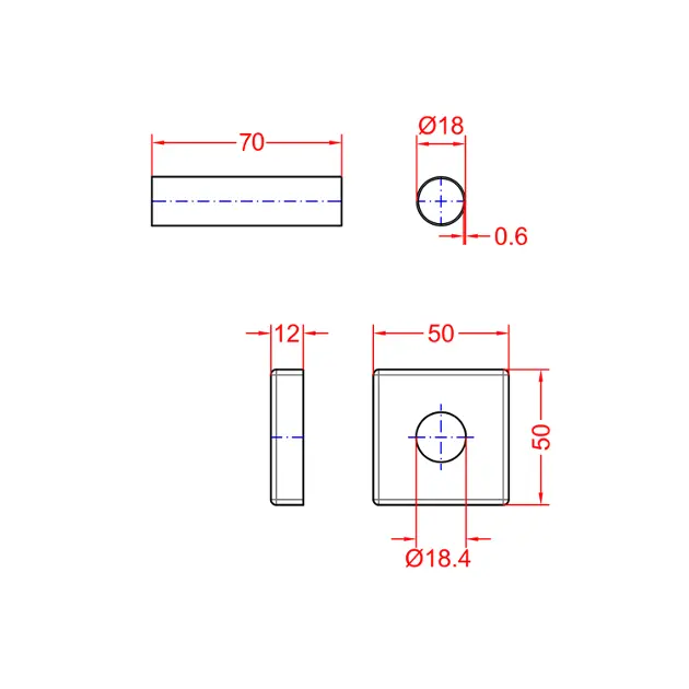 Sapho - Equipment and accessories - Fürdőszobai radiátor kiegészítő - CP815B – 2. kép