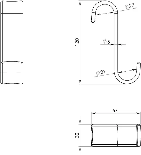 Sapho - Gedy Bathroom accessories - Fürdőszobai radiátor kiegészítő - 202502 – 2. kép