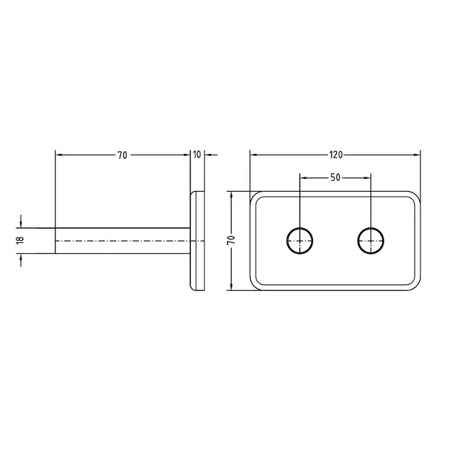 Sapho - Twin - Fürdőszobai radiátor kiegészítő - CP7135B – 2. kép