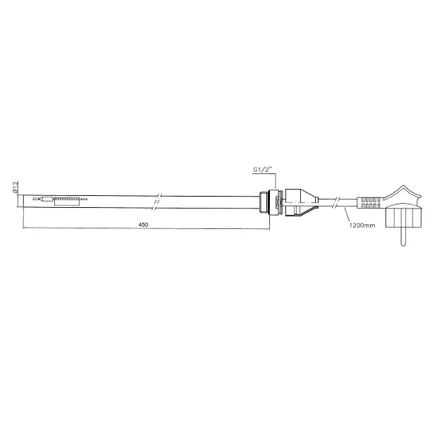 Aqualine - Heating rods - Fűtőpatron - LT90501K – 2. kép