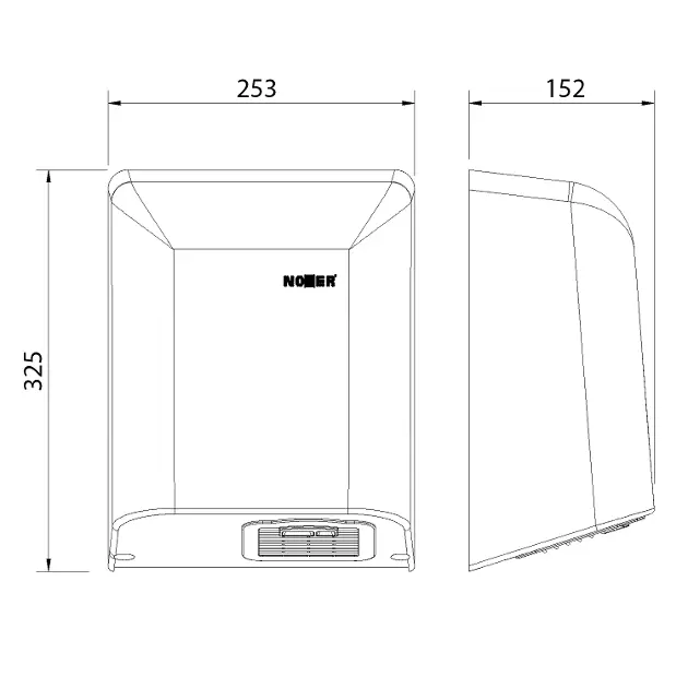 Aqualine - Hotel accessories - Kézszárító - 01461.W – 2. kép