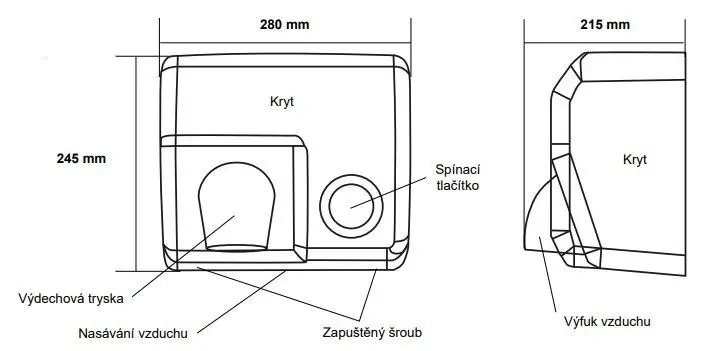 Jet Dryer - Hand dryers - Kézszárító - 8596220009272 – 2. kép