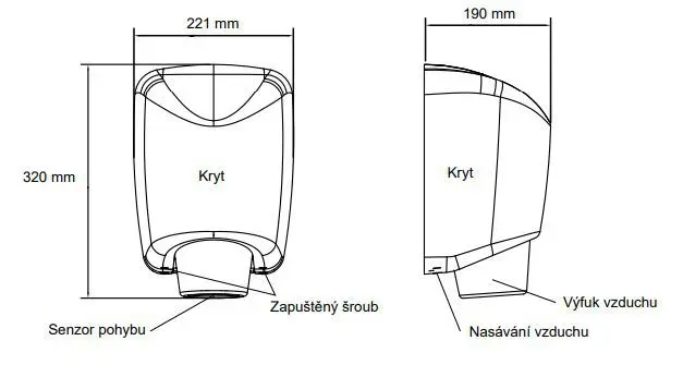 Jet Dryer - Hand dryers - Kézszárító - 8596220009326 – 2. kép