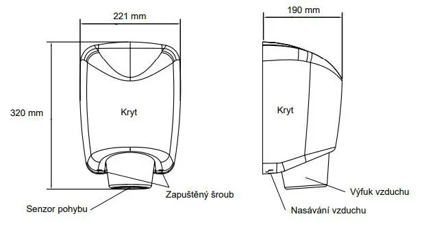 Jet Dryer - Hand dryers - Kézszárító - 8596220009333 – 2. kép