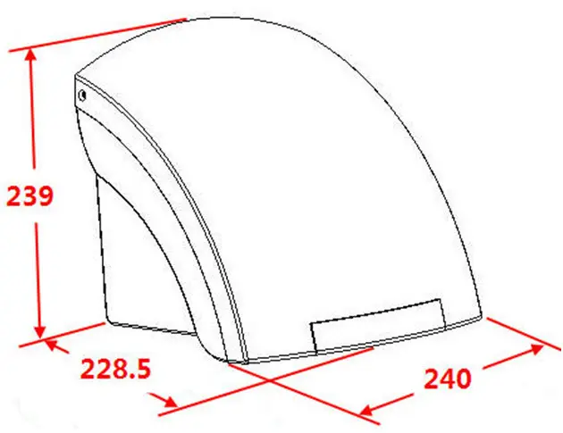Novaservis - Accessories for sanitary facilities - Kézszárító - 69091,1 – 2. kép