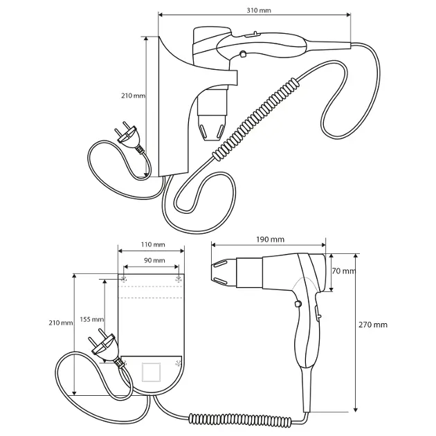 Sapho - Hotel accessories - Közületi egyéb - XP005 – 2. kép