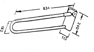 Novaservis - Grab bars - Közületi kapaszkodó - R66830,11 – 2. kép