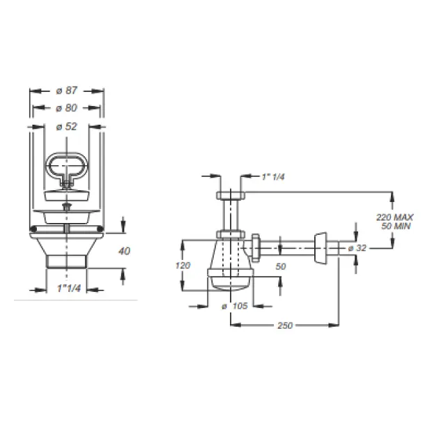 Aqualine - Equipment and accessories - Közületi kiegészítők - WEH070 – 2. kép
